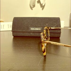 Dolce & Gabbana tortoise eye glasses